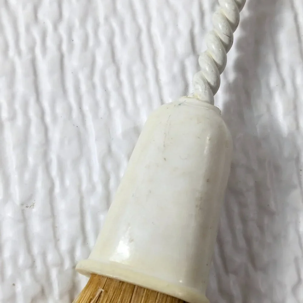 Vintage Kellogg‎ Quality Basting & Pastry Brush orange plastic handle USA RARE